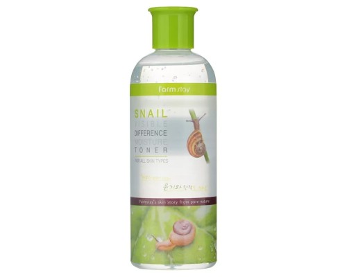 Тонер для лица с муцином улитки FARM STAY Snail Visible Difference Moisture Toner 350 мл