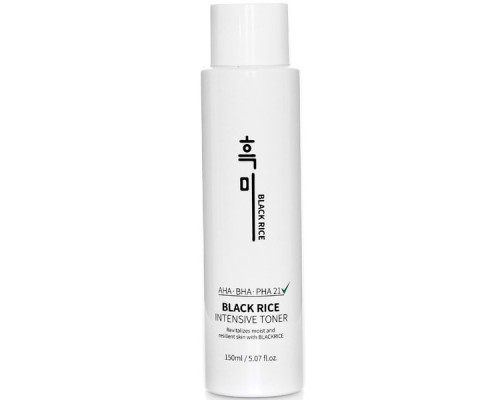 Тонер с AHA BHA PHA-кислотами и черным рисом Black Rice Intensive 