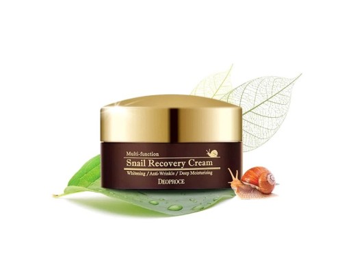 Крем с муцином улитки DEOPROCE Multi-Function Snail Recovery Cream