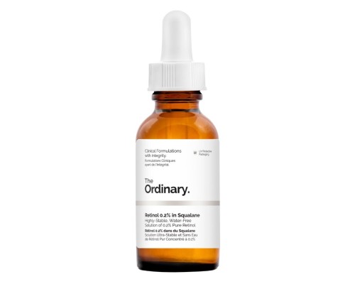 Сыворотка с ретинолом в сквалене The Ordinary Retinol 0.2% in Squalane, 30 мл