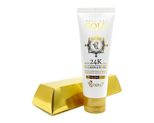 Boon7 Золотая маска-пленка Peel Off Gold Mask Collagen & Retinol, 150 мл