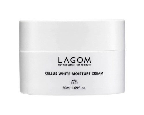 Увлажняющий крем для выравнивания тона LAGOM Cellus White Moisture Cream 