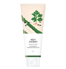 Успокаивающая пенка для умывания с полынью Round Lab Mugwort Calming Cleanser