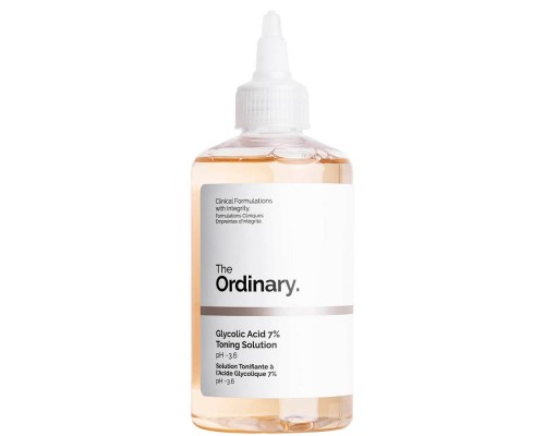 Веганский пилинг-тоник с 7% гликолевой кислоты The Ordinary Glycolic Acid 7% Toning Solution