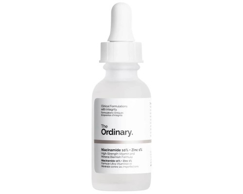 Сыворотка для проблемной кожи с 10% ниацинамида и цинком The Ordinary Niacinamide 10% + Zinc 1%