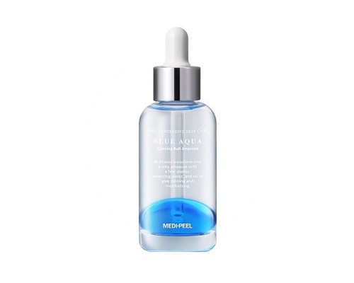  Двухфазная сыворотка MEDI-PEEL Blue Aqua Calming Ball Ampoule 50мл