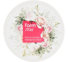 Гидрогелевые патчи с экстрактом розы и керамидами FarmStay Rose & Ceramide Hydrogel Eye Patch