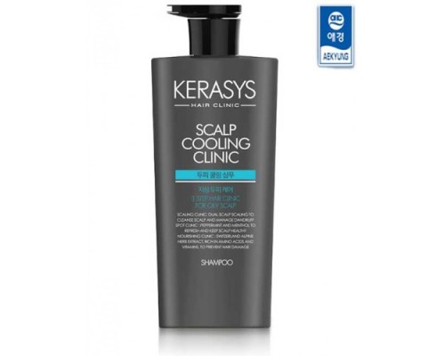 ШАМПУНЬ ДЛЯ КОЖИ ГОЛОВЫ KERASYS SCALP FRESH COOL CLINIC SHAMPOO 750МЛ