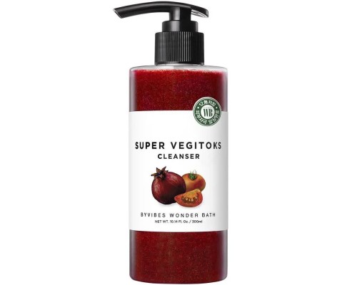 Очищающий детокс-гель для жирной кожи Super Vegitoks Cleanser Red