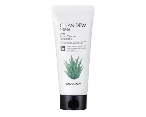 Пенка для умывания с экстрактом алоэ Tony Moly Clean Dew Aloe Foam Cleanser