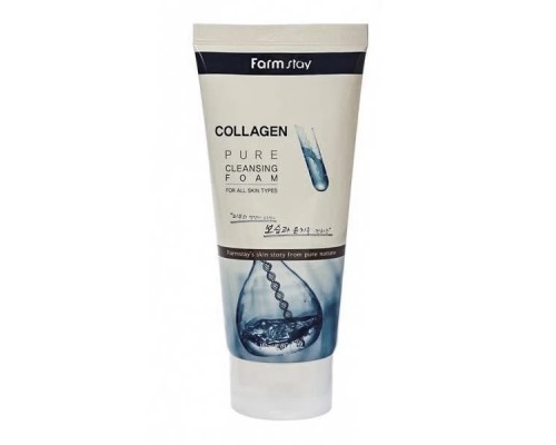 Пенка для умывания FarmStay Collagen Pure Cleansing Foam