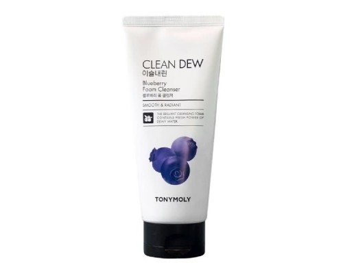 Пенка с экстрактом черники Tony Moly Clean Dew Blueberry Foam Cleanser